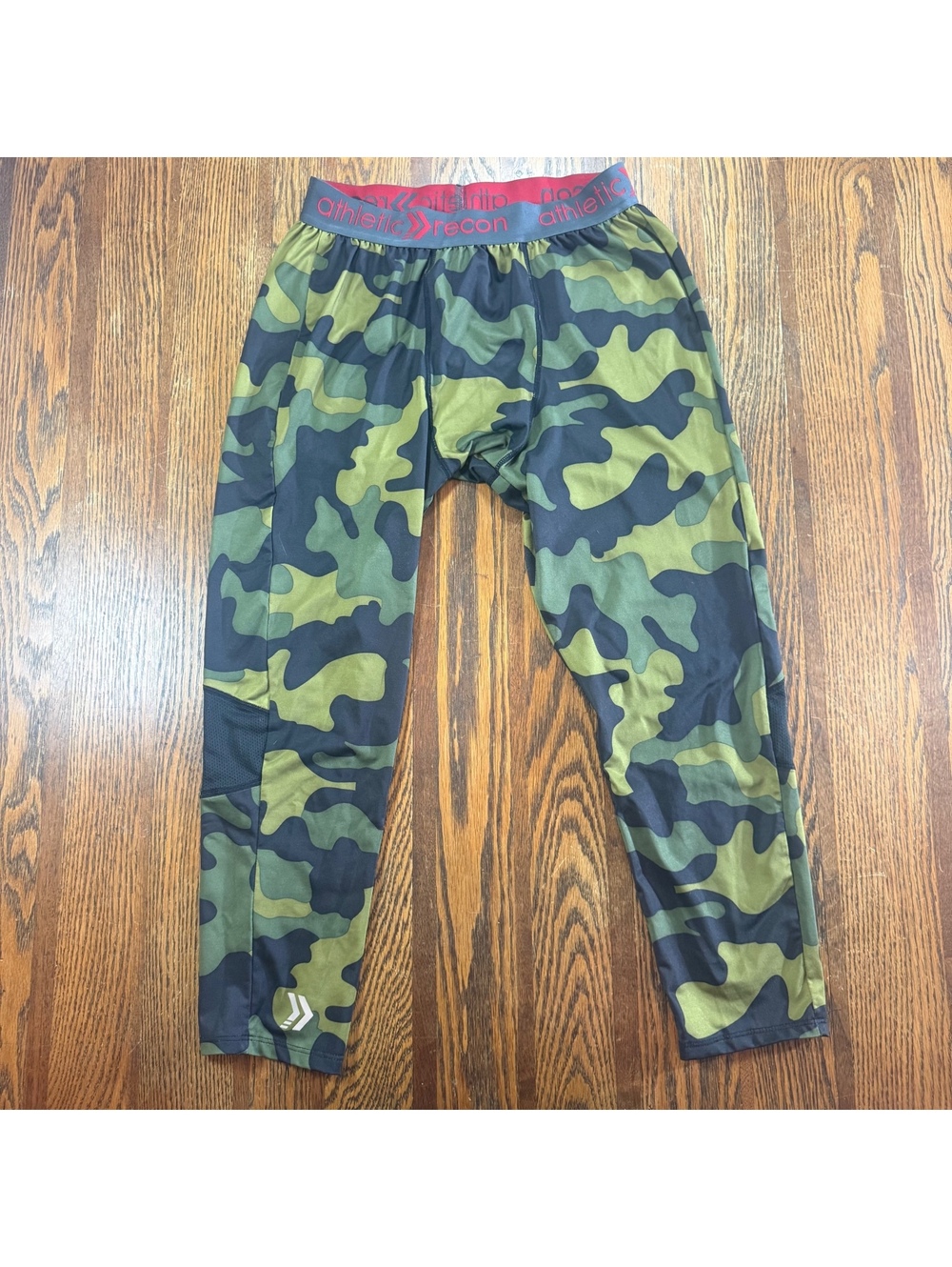 Athletic Recon Viper Men Camo Compression Tights Running Pants Leggings Medium